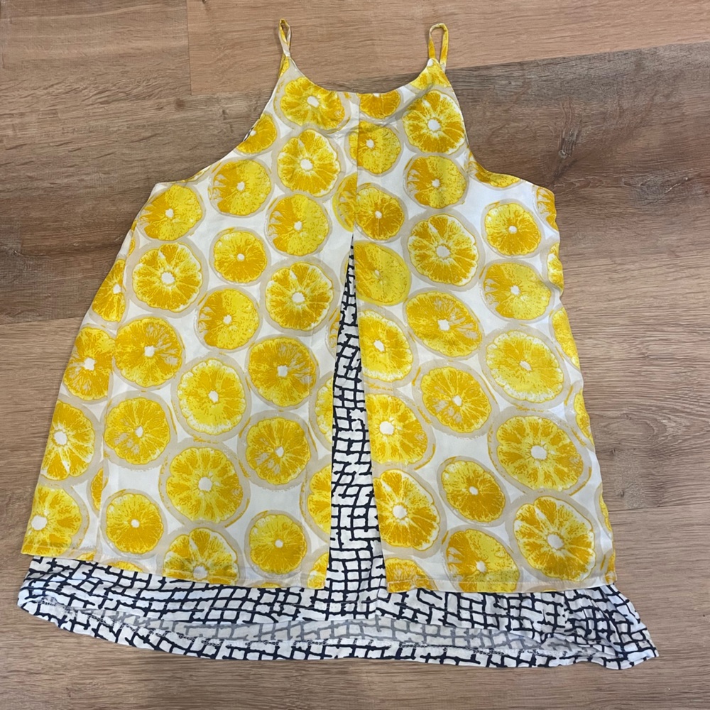 Like new Anthropologie double layer tank top - Picture 3 of 3